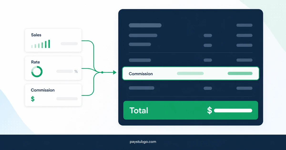 Commission Earnings on a Paystub: What to Review by PayStubGo